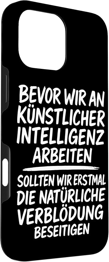 Fix Stupidity First – AI Can Wait Case for iPhone 16 Pro Max - Image 3