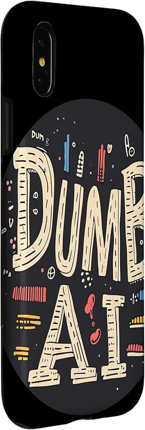 iPhone X/XS Dumb AI Stamp Costume Case - Image 3