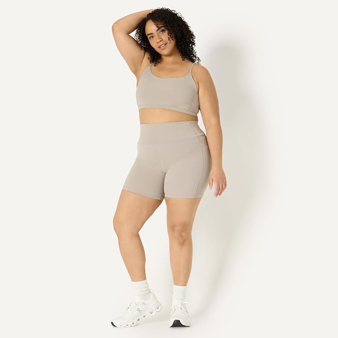 Amazon Essentials Women's Active FormFlex Buttery Soft High Waist Biker Shorts - Image 7