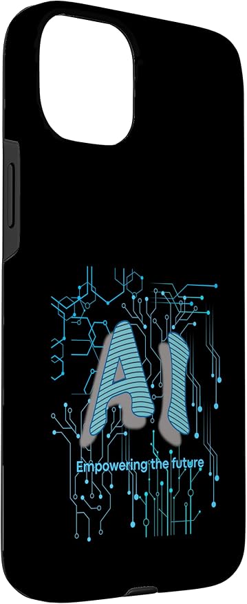 AI Circuit Board Tech Design for programmers & Engineers Case for iPhone 15 Plus - Image 3