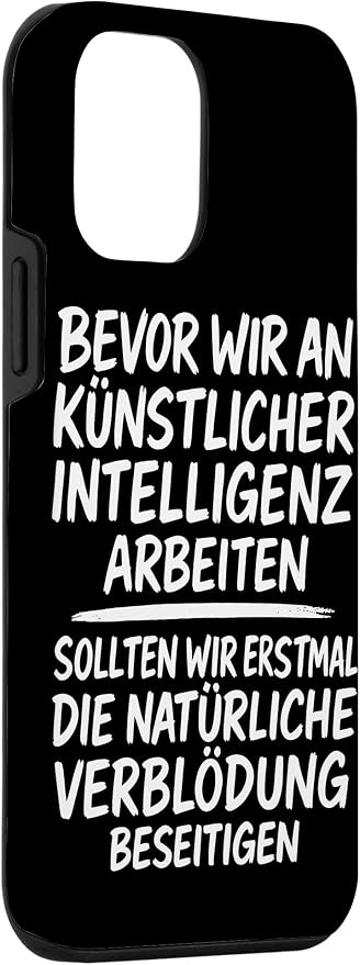 Fix Stupidity First – AI Can Wait Case for iPhone 12 mini - Image 3