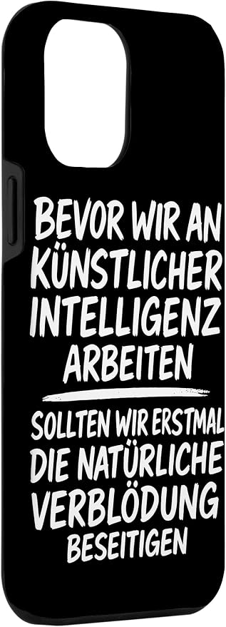Fix Stupidity First – AI Can Wait Case for iPhone 12 Pro Max - Image 3