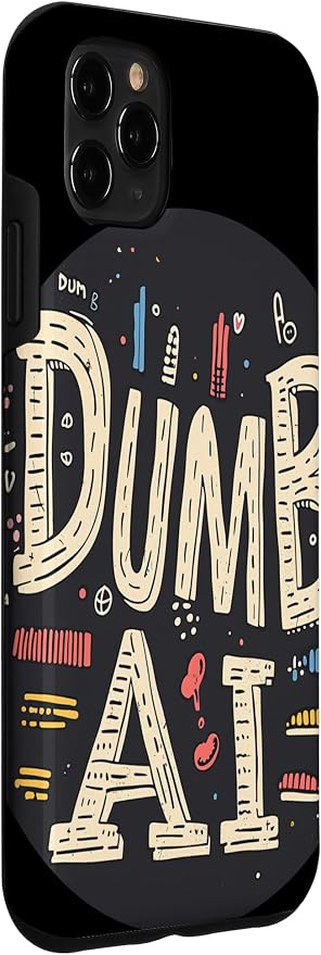 iPhone 11 Pro Max Dumb AI Stamp Costume Case - Image 3