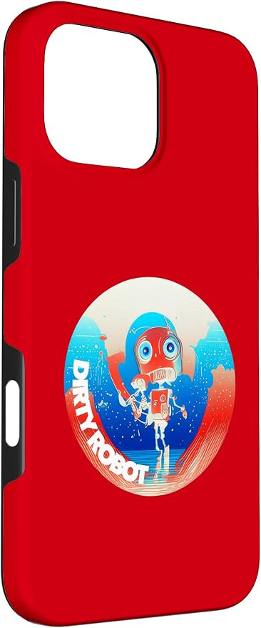Dirty Robot my computer friend brand AI computing code cobot Case for iPhone 16 Pro Max - Image 3