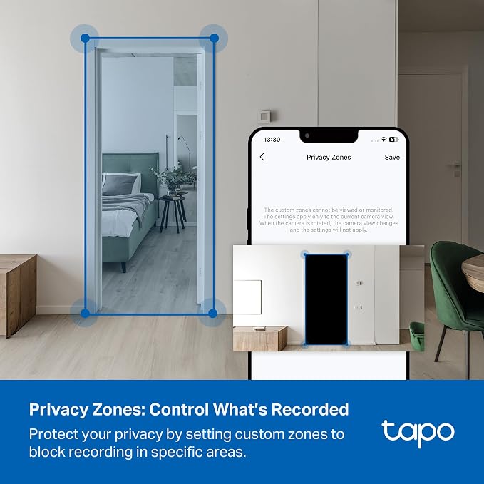Tapo 2K Indoor/Outdoor Wired Security Camera - Works as a Baby Monitor & Pet Camera, Person/Motion/Baby Cry Detection, 2-Way Audio, Siren, Subscription-Free Local Storage or Optional Cloud, C113 - Image 10