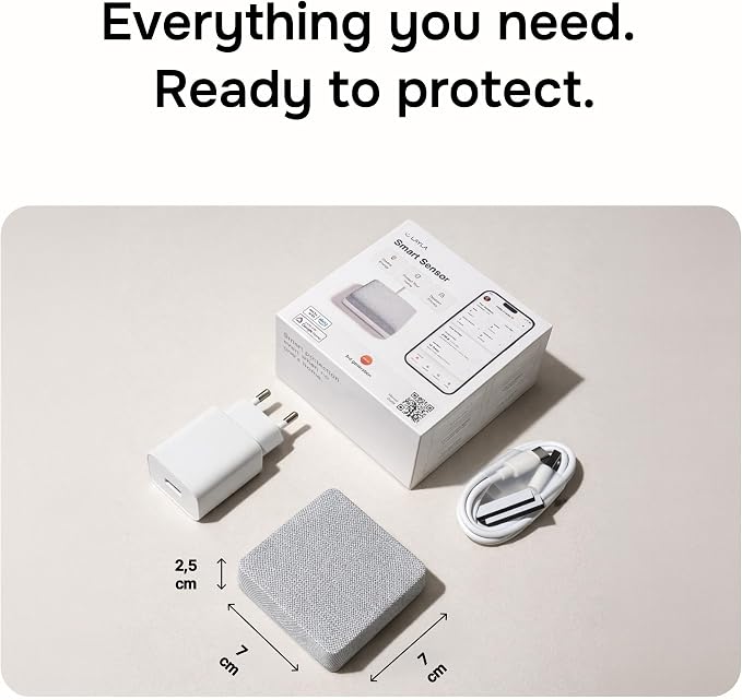 Layla Noise & Security Monitoring Device for Airbnb, Rental, Office & Home | Noise, Humidity & Occupancy Sensor, Intruder Detection, Guest Counting | Radar-Based Motion Detection | Privacy-Safe - Image 8