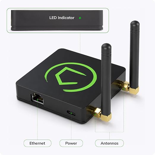 Hubitat Elevation C-8 Pro Smart Home Hub - Local Control & Automation for Smart Thermostat, Voice Assistants, Ring Cameras - Compatible with Z-Wave 800 LR, Zigbee 3.0, Matter 1.5, Bluetooth, Wi-Fi - Image 9
