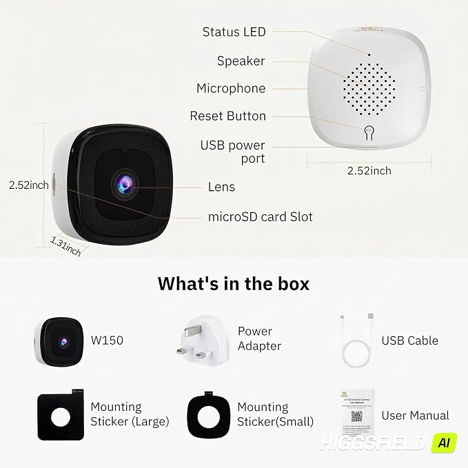 Girafit 3MP 2K Window Camera,2.4GHz & 5GHz WiFi Indoor Cameras for Home Security with ChroMax Al Color Night Vision,Person & Motion Detection,24/7 Recording,Easy & Quick Install - Image 9