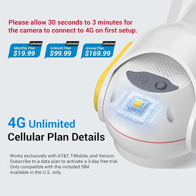 1080p Security Camera Wireless with Solar Panel, AI Human Detection, 2-Way Audio, Color Night Vision, Cloud Storage (Sold Separately), Indoor/Outdoor Surveillance Bullet Cam - Image 8