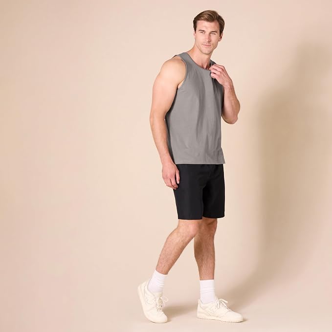 Amazon Essentials Men's Active Quick Dry Tech Stretch Moisture Wicking Lightweight Gym Tank Top - Image 7