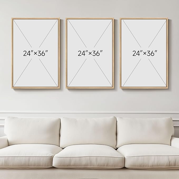 Large 3D Textured Framed Boho Modern Neutral Abstract Wall Art for Living Room, 3 Piece Black White Brown Paintings Artwork for Walls, Geometric Pictures for Office Bedroom Dining Room Decor, 24x36 In - Image 8