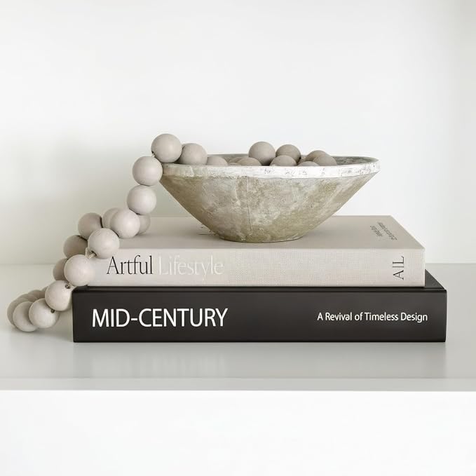 Aesthetic Decorative Books - Set of 2 Stylish Boxes Enhance Your Coffee Table, Bookshelf or Mantel Decor - Beautiful Fake/Faux Books for Modern Home Decoration, Photo Storage and as a Keepsake Box - Image 9
