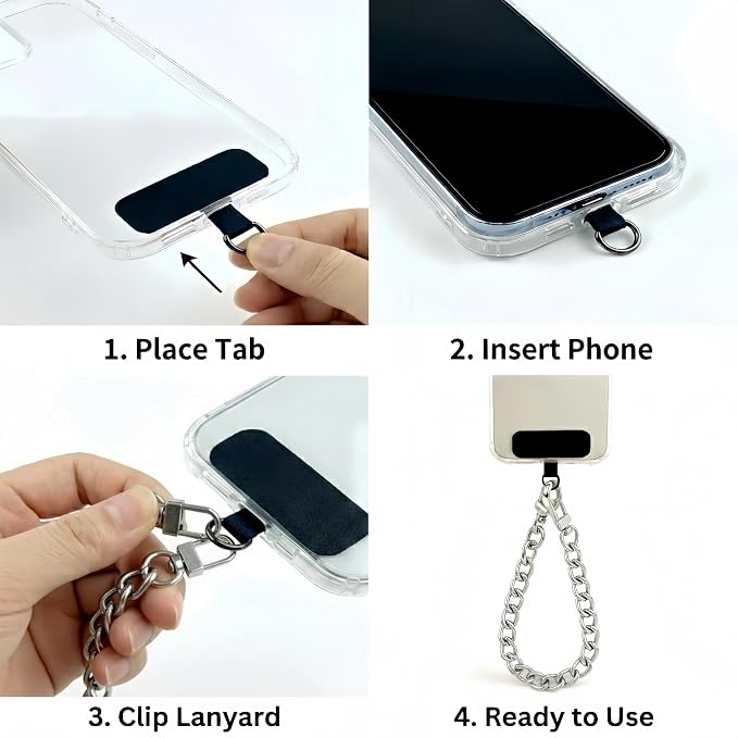 Metal Phone Wrist Lanyard Lightweight Aluminum Cellphone Strap Wristlet Classic Metal Phone Chain for Women and Men - Image 6