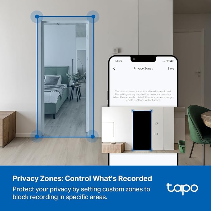 Tapo 2K Indoor/Outdoor Wired Security Camera - Works as a Baby Monitor & Pet Camera, Person/Motion/Baby Cry Detection, 2-Way Audio, Siren, Subscription-Free SD Storage or Optional Cloud, C113 (2-Pack) - Image 10
