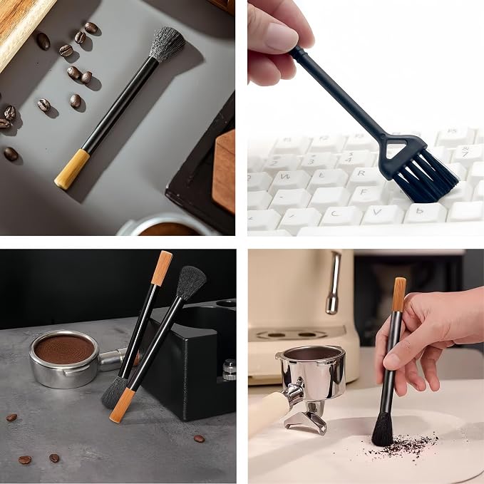4 PCS Coffee Grinder Cleaning Brush, Espresso Brush Accessories Machine Cleaning Brush for Barista and Home Kitchen - Image 7