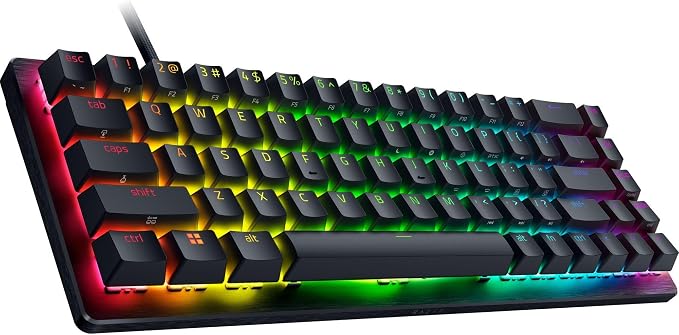 Razer Huntsman V3 HE Magnetic Mini 65% 8KHz Wired Gaming Keyboard | Hall Effect Magnetic Switches, 8000 Hz Polling, Razer Snap Flex,Razer Snap Tap, Rapid Trigger, Adjustable Actuation - Image 17