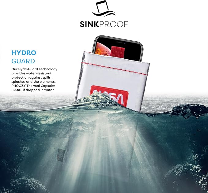 PHOOZY Apollo Thermal Phone Case | Insulated Phone Pouch Extends Battery Life 3X | Heat Resistant Drop Protection | Military Grade Water Resistant | Large | Space - Image 8