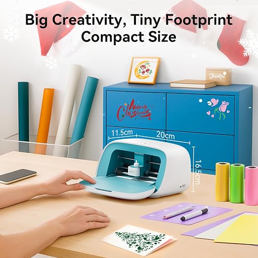 Likcut Vinyl Cutter Machine - AI Smart Sticker Maker S501 for DIY Joy, AI Image Generation Portable Sticker Cutter for Crafting Beginner for Home & School Decor, Custom Stickers, Crafts for Adults - Image 2