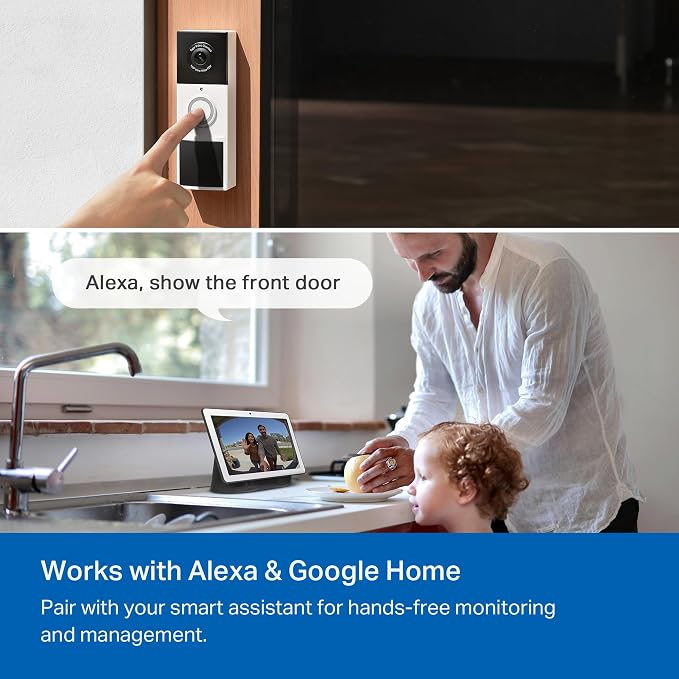 Tapo 2K Wireless Smart Video Doorbell with Chime - 160° Ultra-Wide View,Person Detection, Ring Call, 2-Way Audio, Subscription-Free Local Storage/Optional Cloud, Motion Only Alert, D210 - Image 9