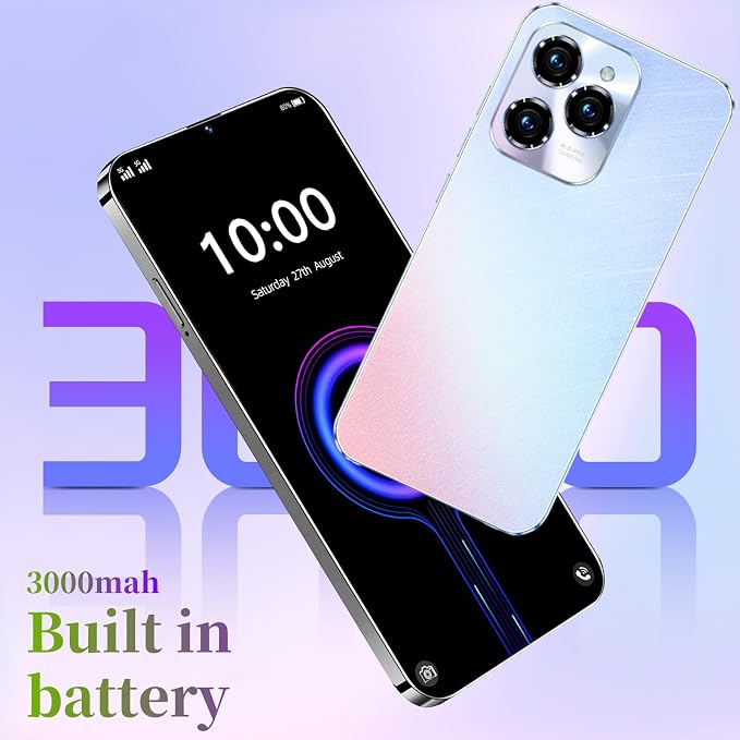 Unlock Phone, 4G Network Android Phone, 6.3-inch Screen, 2GB RAM+16GB ROM/TF 128GB, Dual SIM Cards, Dual Cameras, Suitable for Novice Users (83dark) - Image 9