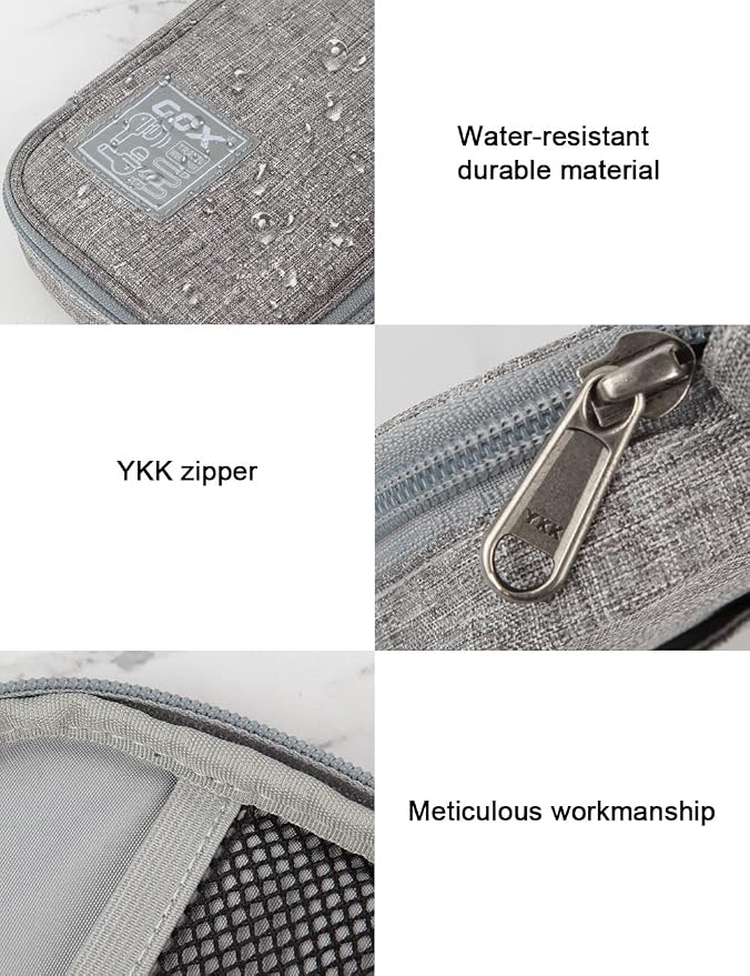 GOX Electronic Cable Organizer Travel Case Tech Pouch - Image 7