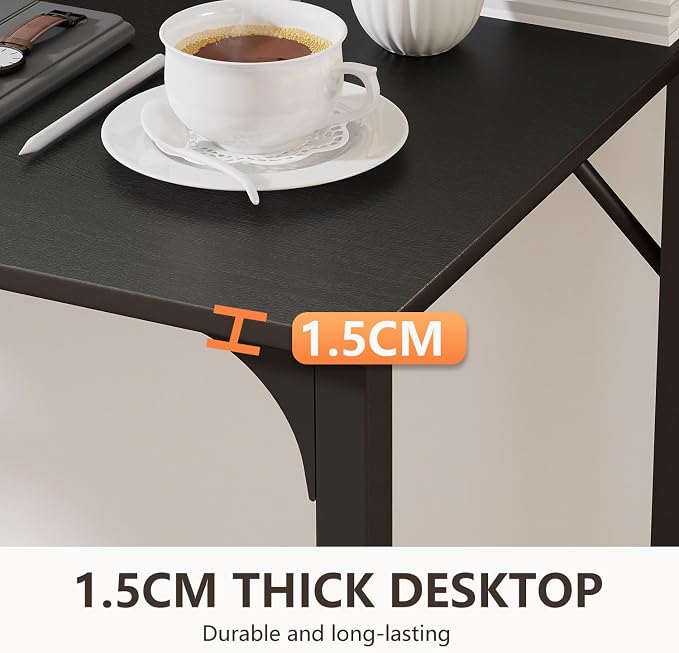 BestOffice Computer Desk,Home Office Desk, Modern Simple Style for Home Office Study Writing (Black, 63 Inch) - Image 7