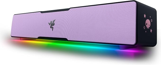 Razer Leviathan V2 X, PC Soundbar, Full-Range Drivers, Kuromi Edition | Compact Design, Chroma RGB, USB-C, Bluetooth 5.0, for PC, Laptop, Smartphones, Tablets & Nintendo Switch - Image 9