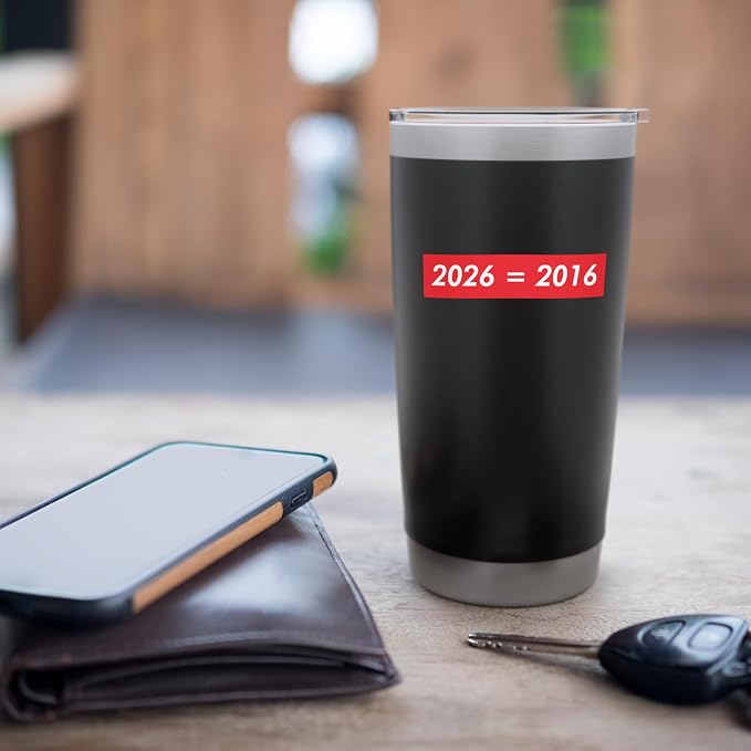 2026 Equals 2016 Funny Gen Z Nostalgia Teen Escapism Tween Stainless Steel Insulated Tumbler - Image 7