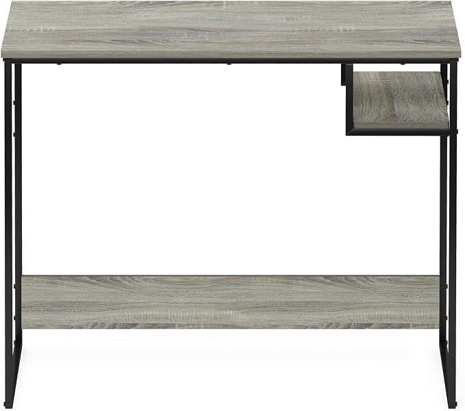 Furinno Moretti Lifestyle Study Desk, 35 Inches, French Oak Grey - Image 6