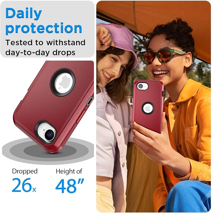 AICase for iPhone 17e/iPhone 16e Case 2026,Heavy Duty Drop Protection Full Body Rugged Shockproof/Drop Proof/Dust proof Military Protective Tough Durable Cell Phone Cover for iPhone 17e/16e 6.1_2 - Image 7