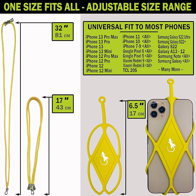 Gecko Travel Tech Cell Phone Lanyard Phone lanyards for Around The Neck Neck Lanyard Phone Crossbody - Image 5