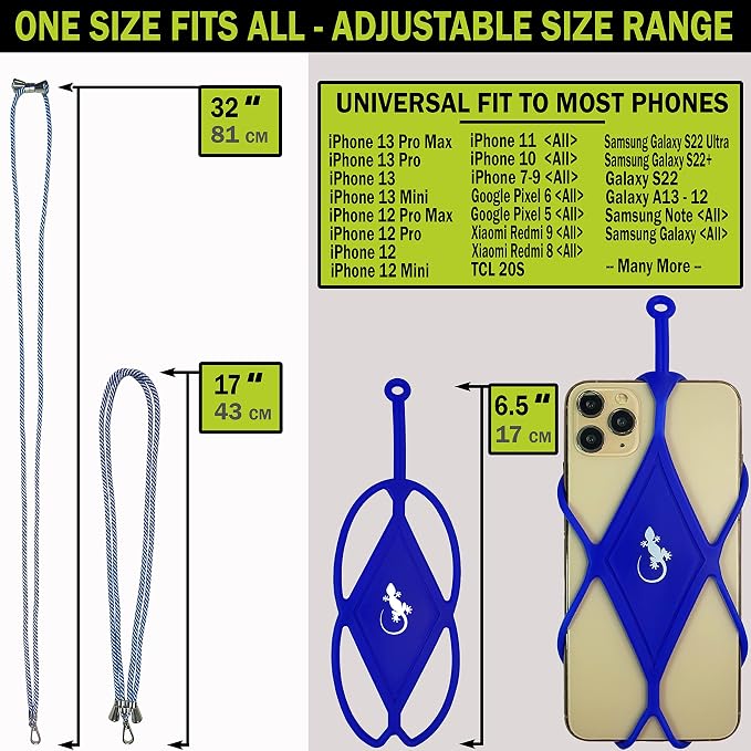 Gecko Travel Tech Cell Phone Lanyard Phone lanyards for Around The Neck Neck Lanyard Phone Crossbody - Image 5