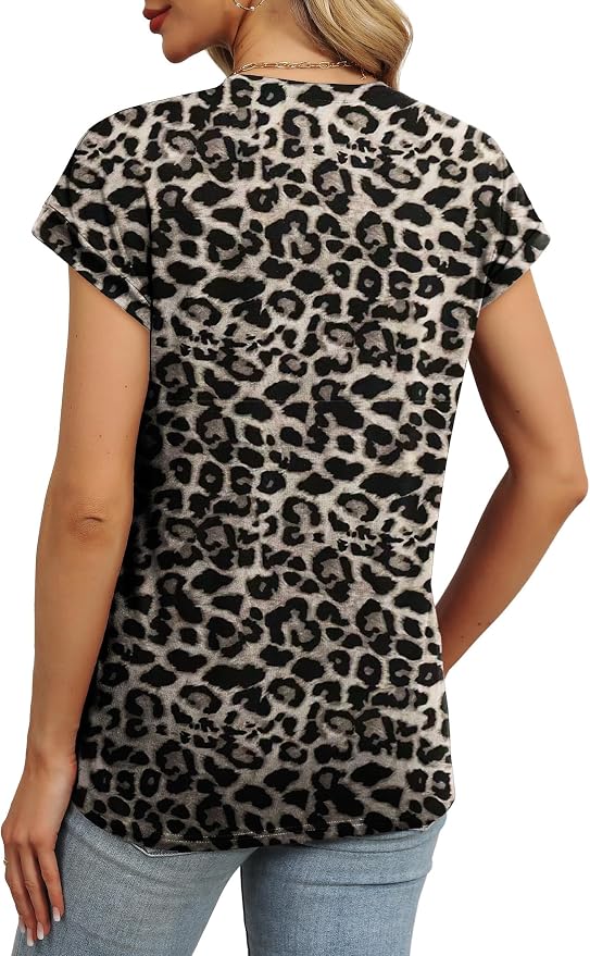 Alaroo Womens Summer Tops Short Sleeve Shirts Crew Neck Tshirt Cute Trendy Tunic Blouses (S-3XL) - Image 4