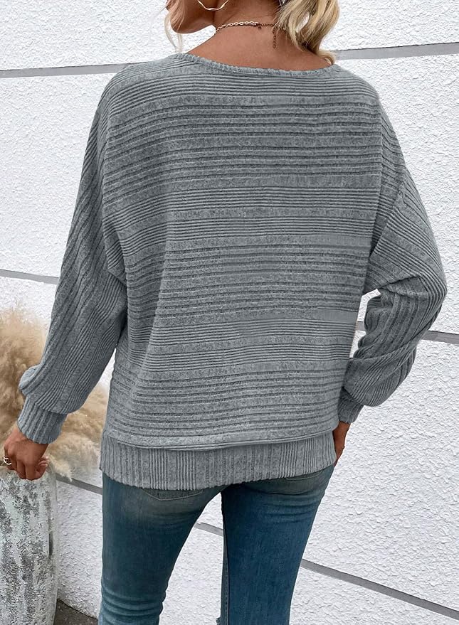 Womens Long Sleeve Shirts Crewneck Tunic Tops Pullover Sweaters Business Casual Blouses Fall Fashion 2026 - Image 6