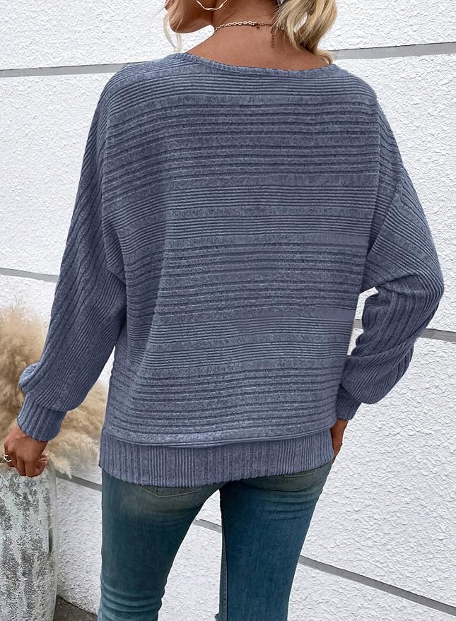 Womens Long Sleeve Shirts Crewneck Tunic Tops Pullover Sweaters Business Casual Blouses Fall Fashion 2026 - Image 6