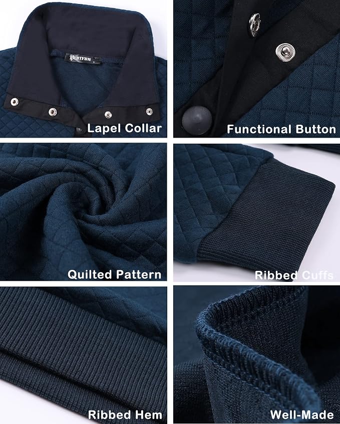 BTFBM Women Fashion Quilted Pattern Lightweight Zipper Long Sleeve Plain Casual Ladies Sweatshirts Pullovers Shirts Tops - Image 4