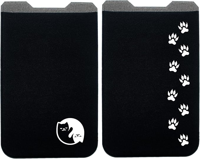 Phone Wallet - Adhesive Card Holder - Cell Phone Pouch - Stick on Lycra Pocket by Gecko - Carry Credit Cards and Cash - Image 9