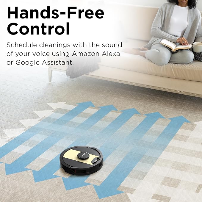Shark IQ 2-in-1 Robot Vacuum and Mop with Row-by-Row Cleaning, Perfect for Pet Hair, Compatible with Alexa, No Self-Empty Base, Black/Bronze, RV2410WD - Image 10