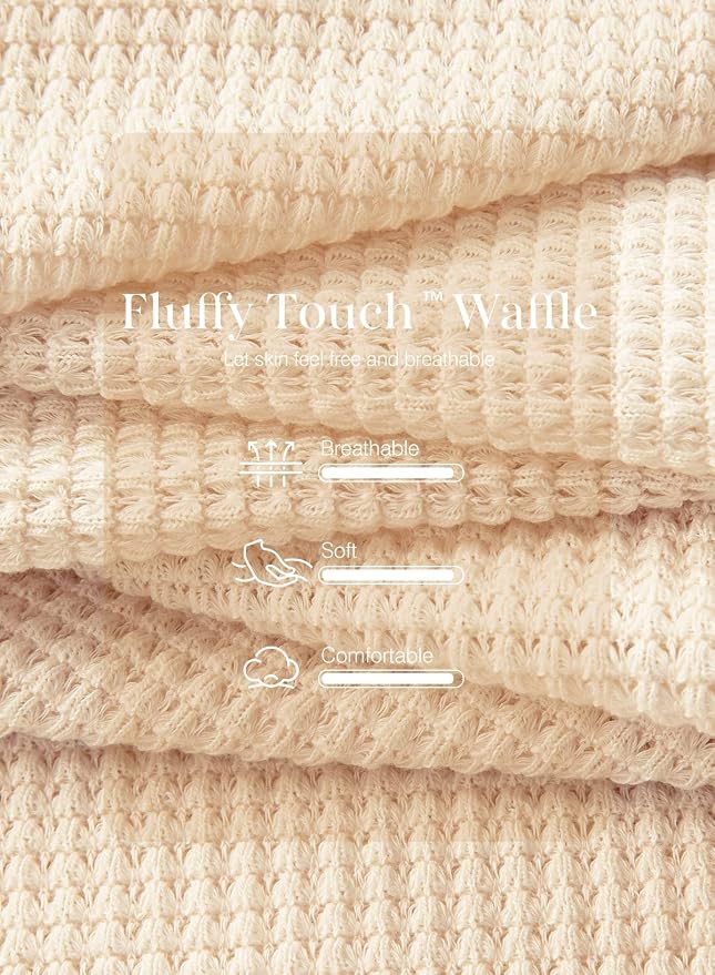 Dokotoo Hoodies for Women Waffle Knit Long Sleeve Drawstring Button V Neck Casual Sweatshirt Hooded Tops Fashion Clothing - Image 6