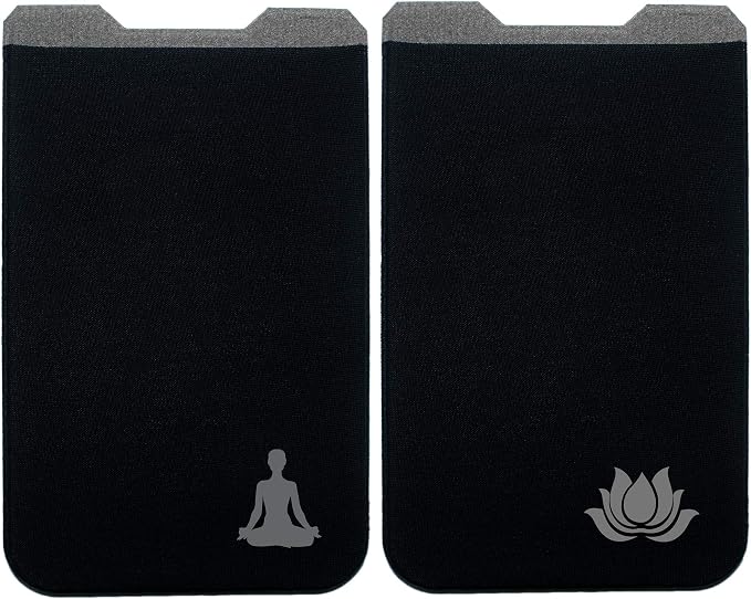 Phone Wallet - Adhesive Card Holder - Cell Phone Pouch - Stick on Lycra Pocket by Gecko - Carry Credit Cards and Cash - Image 9