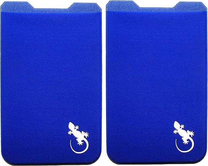 Phone Wallet - Adhesive Card Holder - Cell Phone Pouch - Stick on Lycra Pocket by Gecko - Carry Credit Cards and Cash - Image 9