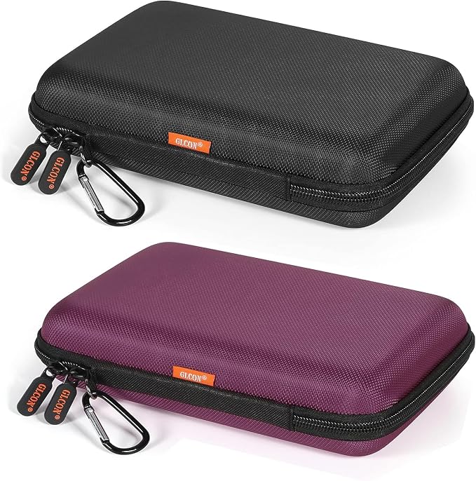 Shockproof Hard Shell Carrying Case, 2 Colors | Larger Capacity Storage Pouch, For GPS, External Hard Drive, Power Bank, Charger, Cable - Image 8