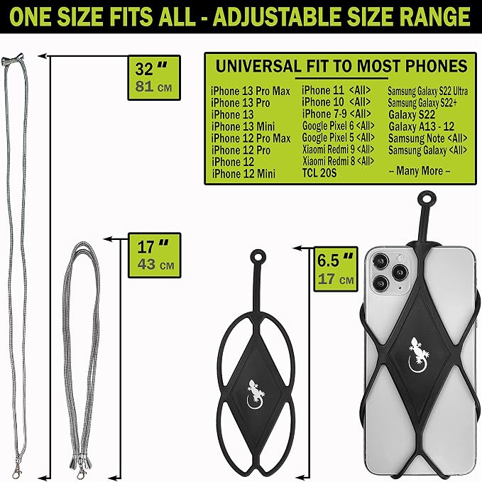 Gecko Travel Tech Cell Phone Lanyard Phone lanyards for Around The Neck Neck Lanyard Phone Crossbody - Image 5