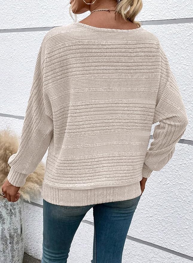 Womens Long Sleeve Shirts Crewneck Tunic Tops Pullover Sweaters Business Casual Blouses Fall Fashion 2026 - Image 6