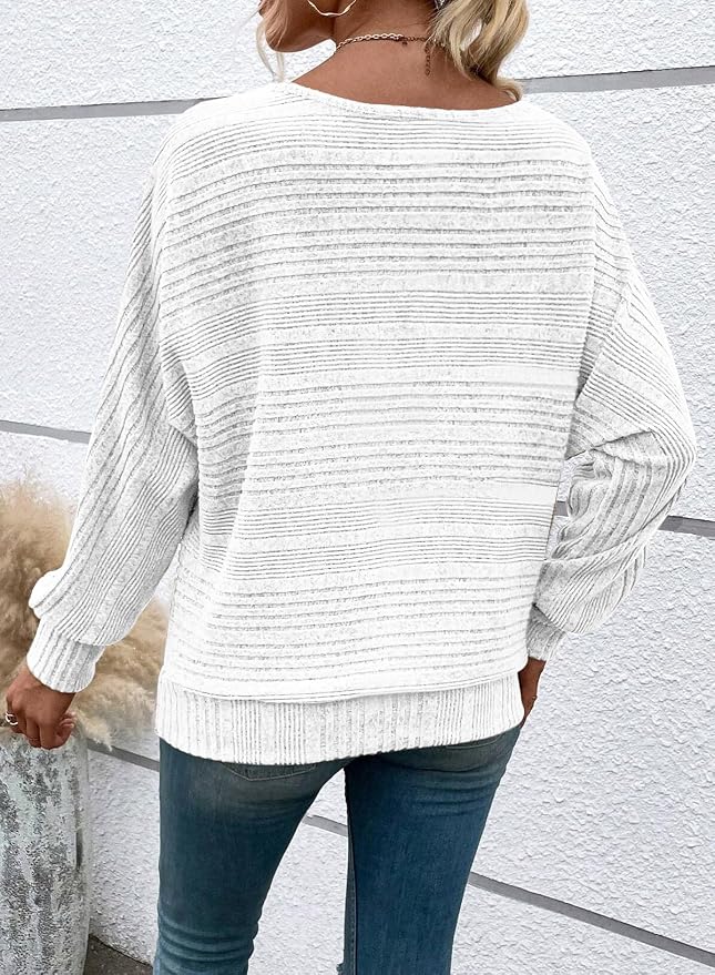 Womens Long Sleeve Shirts Crewneck Tunic Tops Pullover Sweaters Business Casual Blouses Fall Fashion 2026 - Image 6