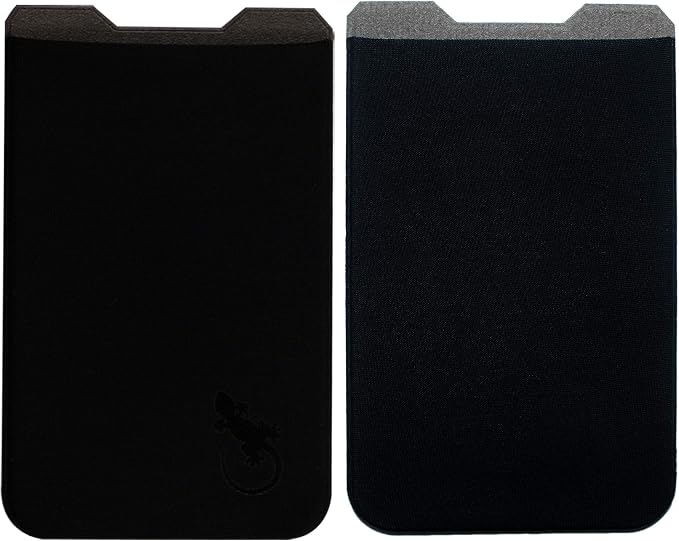 Phone Wallet - Adhesive Card Holder - Cell Phone Pouch - Stick on Lycra Pocket by Gecko - Carry Credit Cards and Cash - Image 9