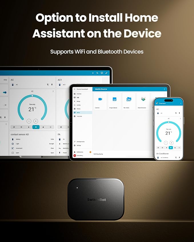 SwitchBot AI Hub, AI Smart Home Hub with OpenClaw Support, Local NVR Camera Storage, Home Assistant Pre-Installed, Matter Bridge, Dual-Band Wi-Fi, 16GB MicroSD Included - Image 9
