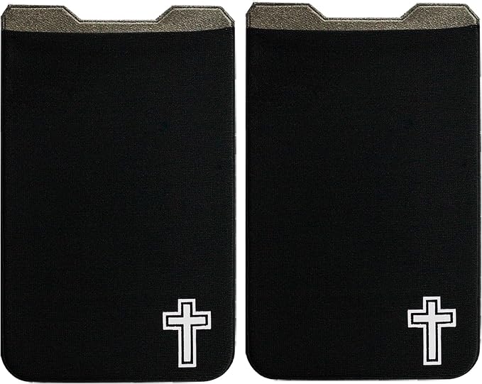 Phone Wallet - Adhesive Card Holder - Cell Phone Pouch - Stick on Lycra Pocket by Gecko - Carry Credit Cards and Cash - Image 9