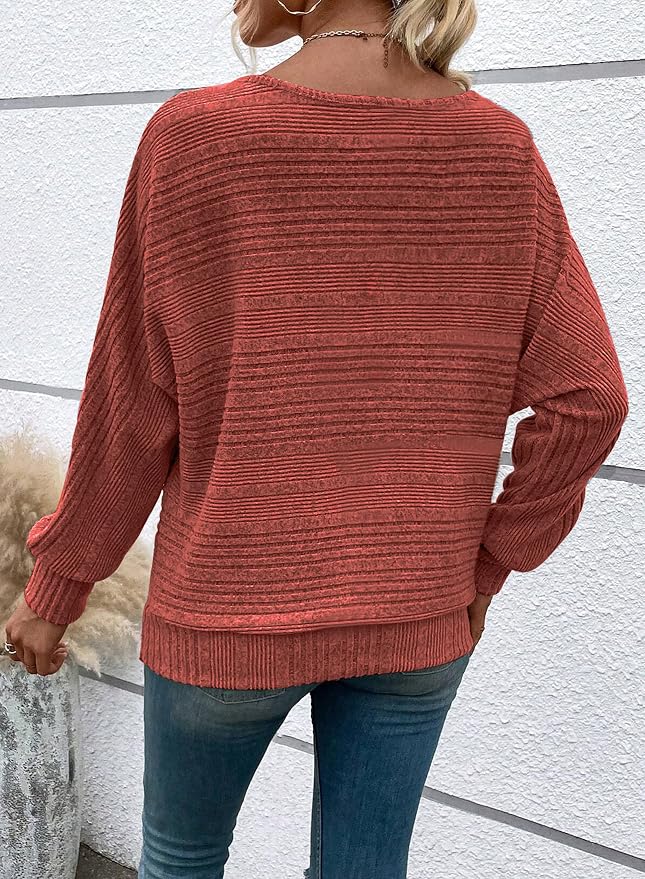 Womens Long Sleeve Shirts Crewneck Tunic Tops Pullover Sweaters Business Casual Blouses Fall Fashion 2026 - Image 6