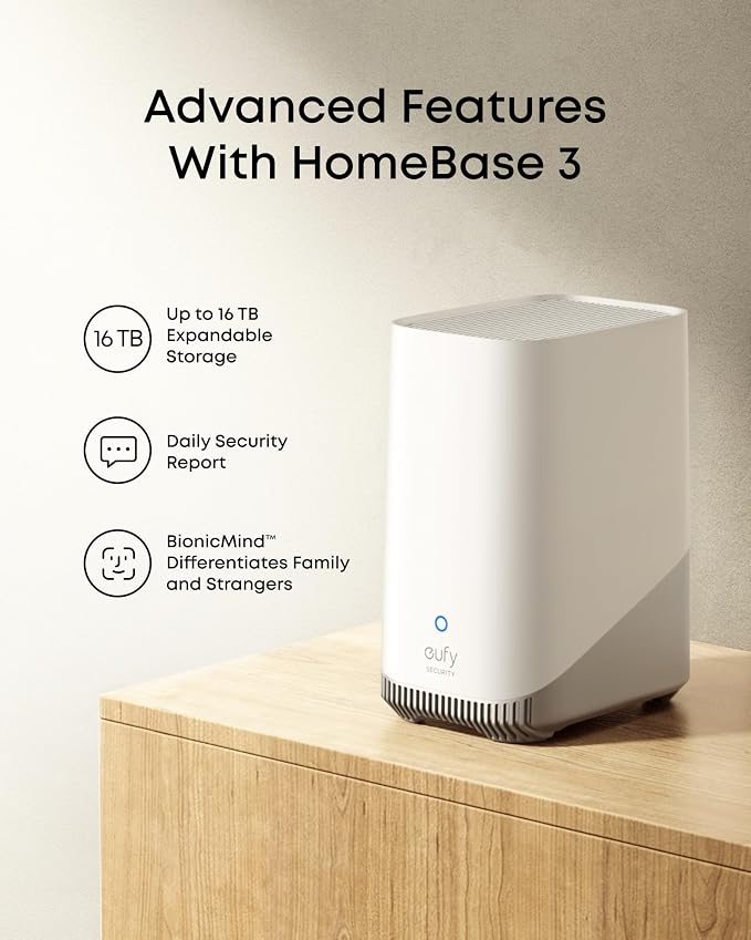 eufy Security SoloCam E42 2-Cam Kit, 4K Security Camera Wireless Outdoor, Solar Powered, AI Motion Tracking, Strobe Light, Pan & Tilt, Facial Recognition, Built-in Local Storage (Up to 16TB) - Image 9